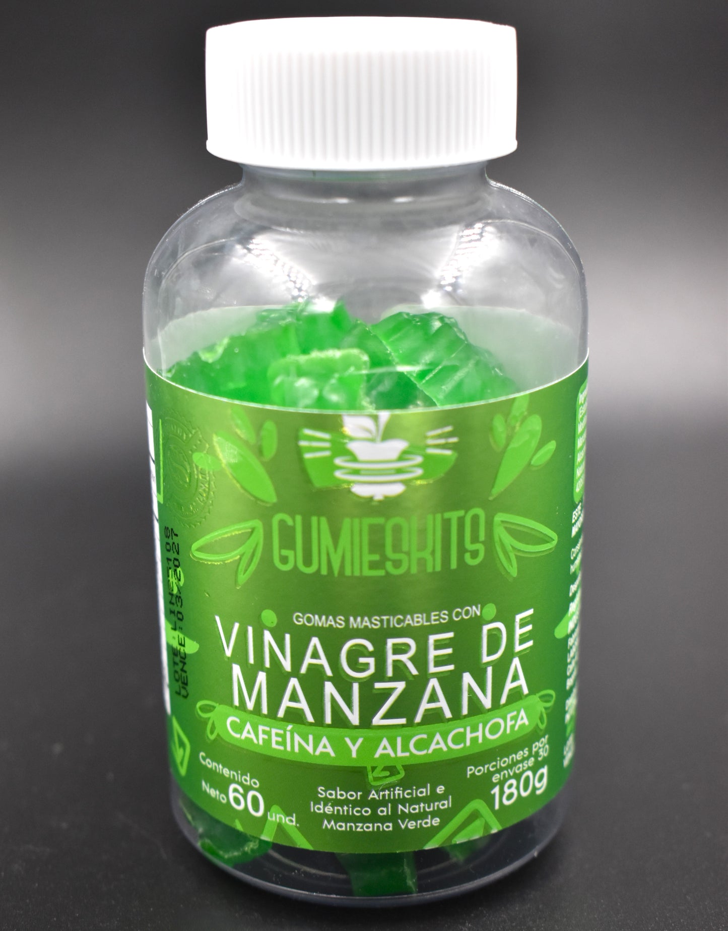 GummieSkits: Gomitas de Vinagre de Manzana🍏con Cafeína y Alcachofa