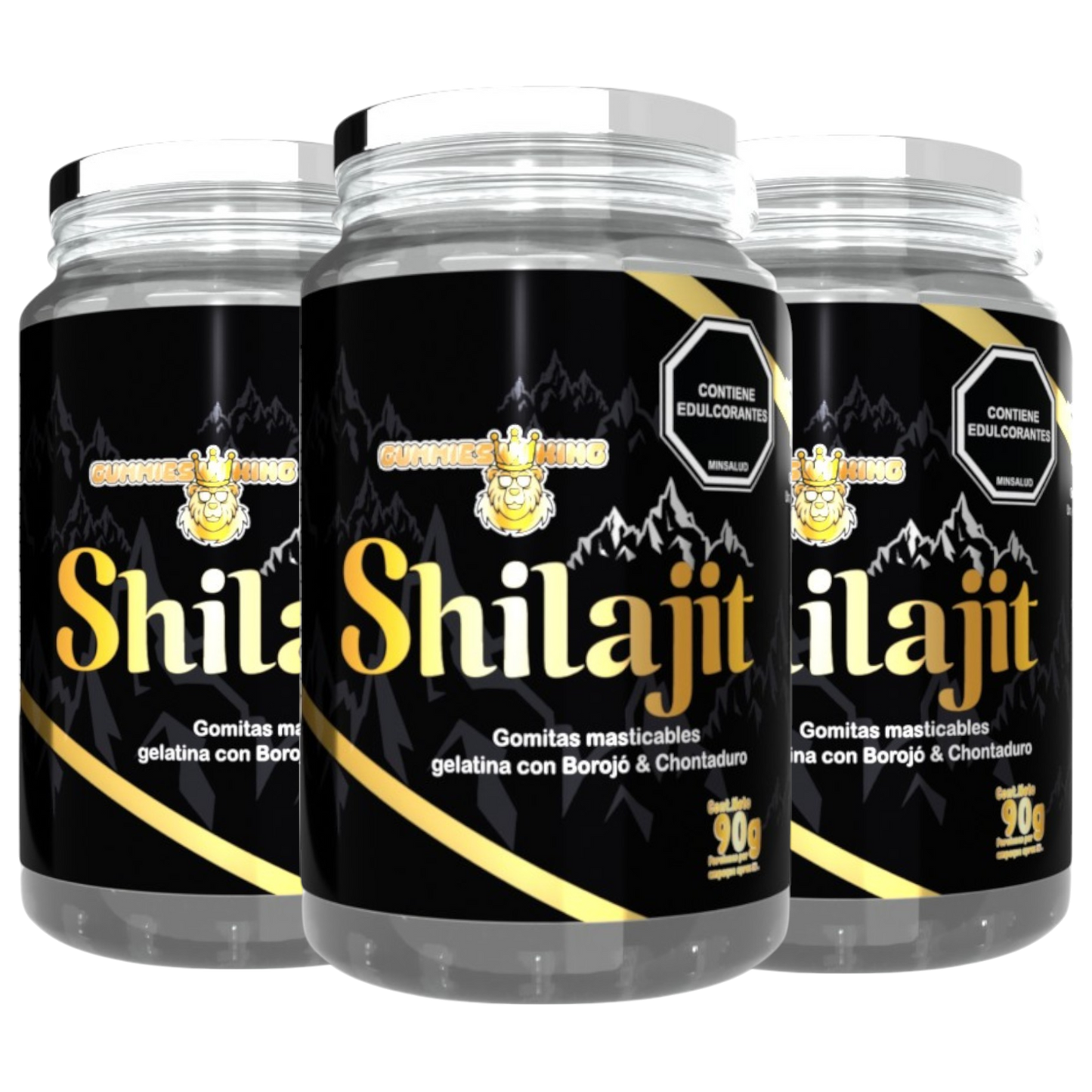 Shilajit en Gomas🚀La Energía Natural que Tu Cuerpo Necesita!