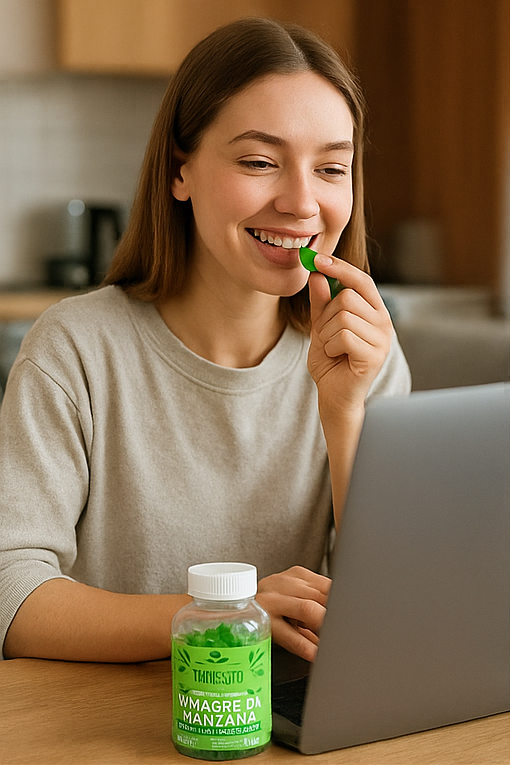 GummieSkits: Gomitas de Vinagre de Manzana🍏con Cafeína y Alcachofa