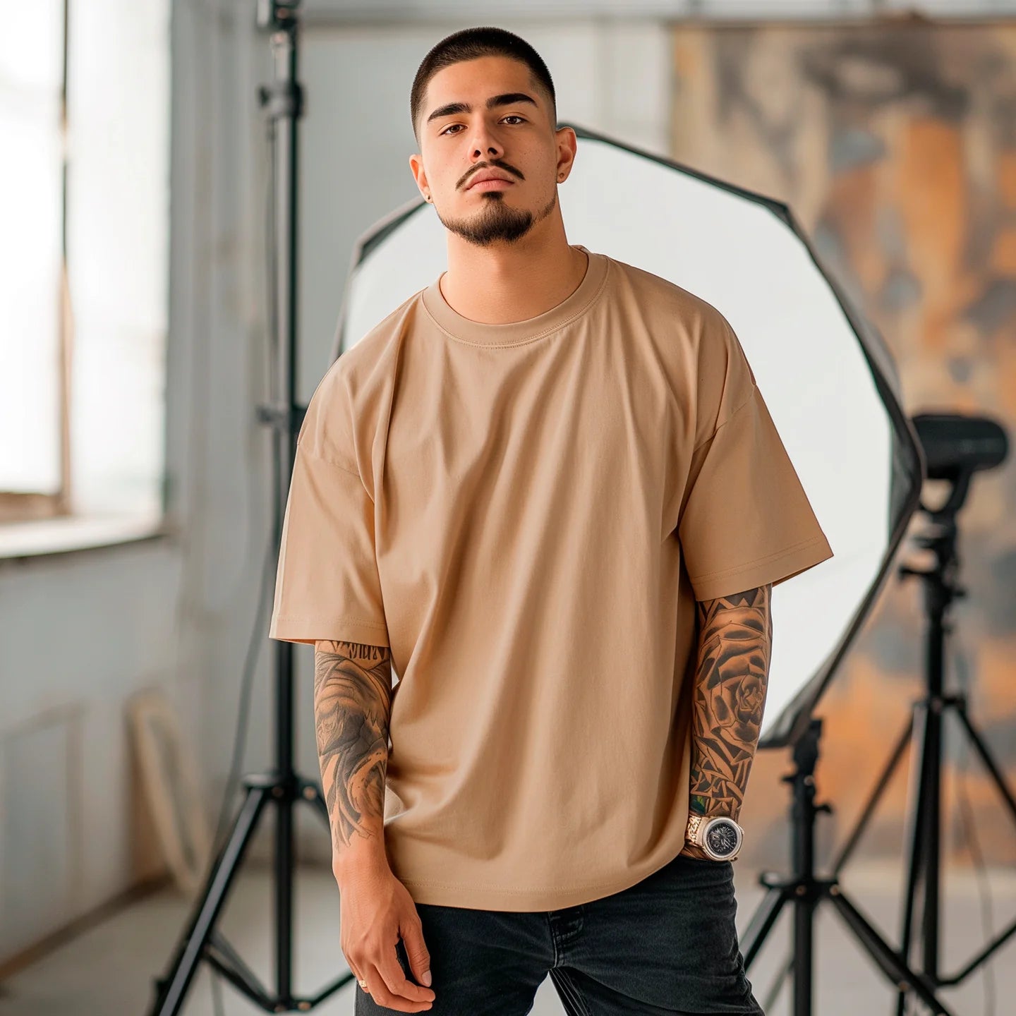 Camiseta Oversize Premium 220 GSM – Lo Mejor en Comodidad & Estilo Sin Hype