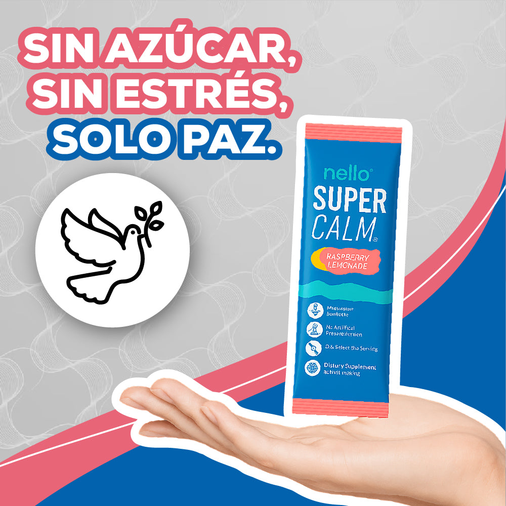 Nello SuperCalm®:  20 Sachets - Adiós al estrés, la inflamación y a la hinchazón