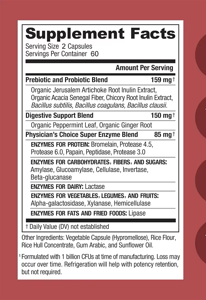 DigestiPLUS🌿Enzimas Digestivas con Prebióticos para una digestión más ligera y cómoda