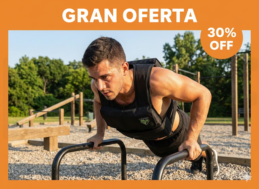Chaleco Peso Total 10Kg - Entrena Más Fuerte, Avanza Más Rápido