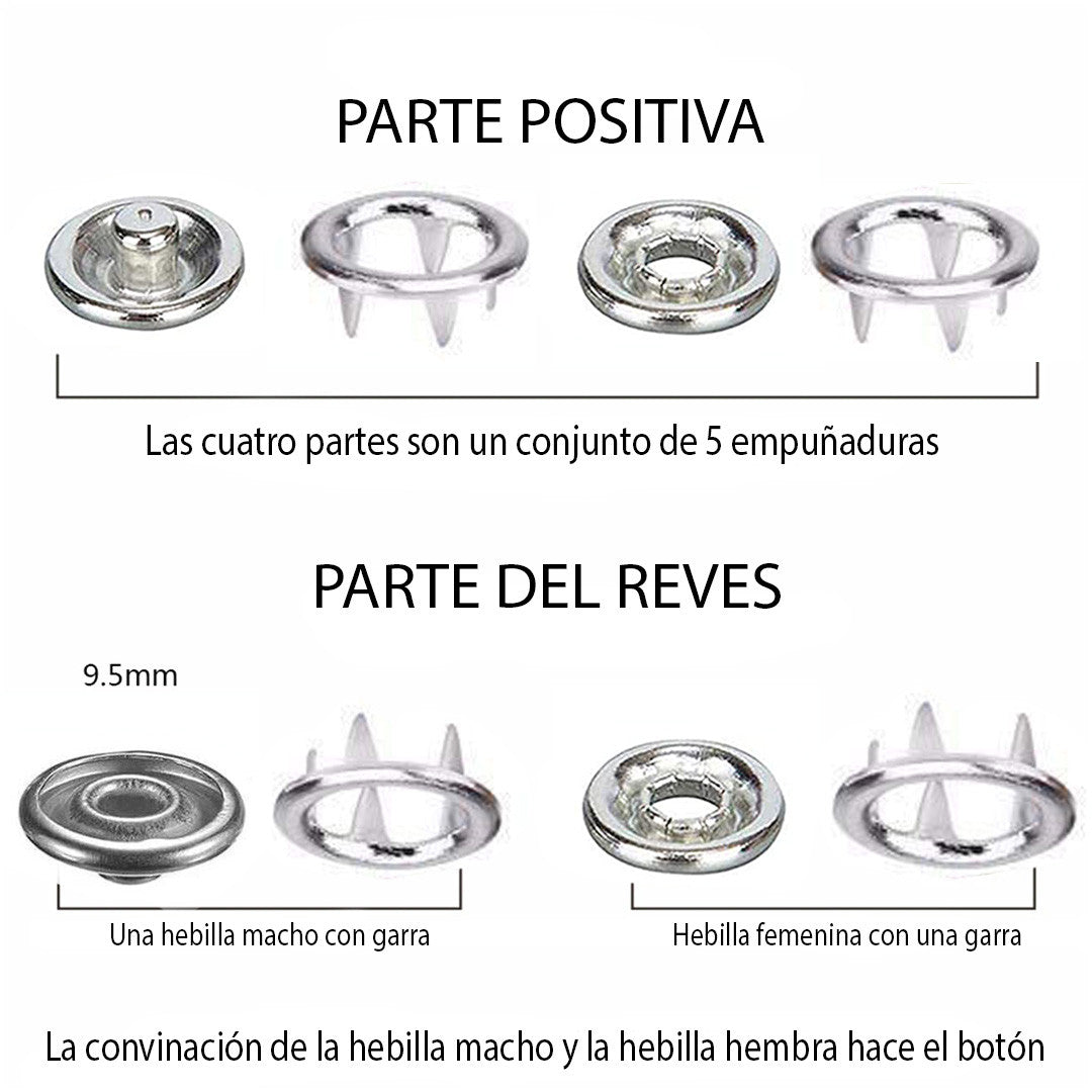 ProSnap™ 🔘 – Kit Profesional de Botones a Presión