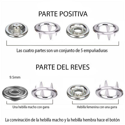 ProSnap™ 🔘 – Kit Profesional de Botones a Presión