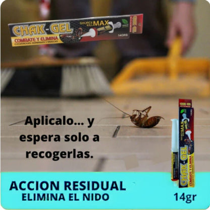 CHAK-GEL® 🏡✨ DÍLE ADIÓS A LAS CUCARACHAS PARA SIEMPRE