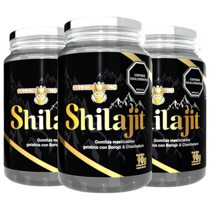 Shilajit en Gomas🚀La Energía Natural que Tu Cuerpo Necesita!