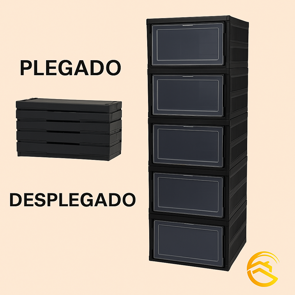 FlexiRack 6N – Organizador Modular Multiusos Plegable