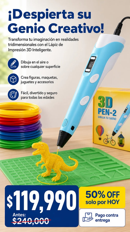 Lápiz de Impresión 3D Inteligente