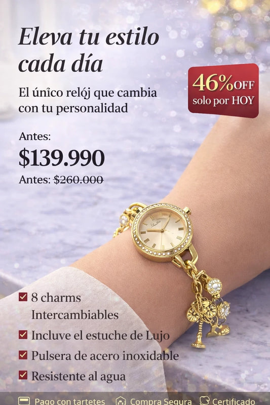 Reloj Scottie Pandora 9336 Bike para Mujer con Charms Intercambiables