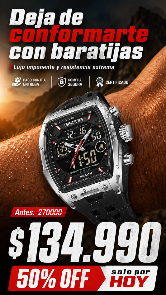 Reloj Deportivo Sanda 6235 Edición Limitada para Hombre