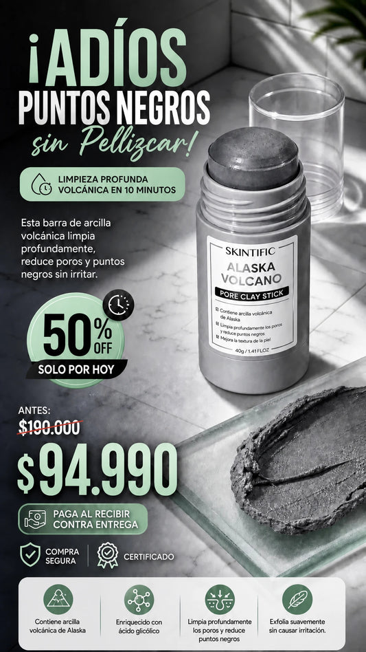 Skintific Alaska Volcano Pore Clay Stick