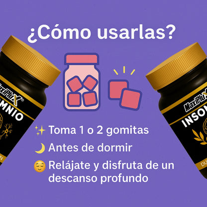 DuermeYa😴Combo de gomas anti-insomnio y spray relajante