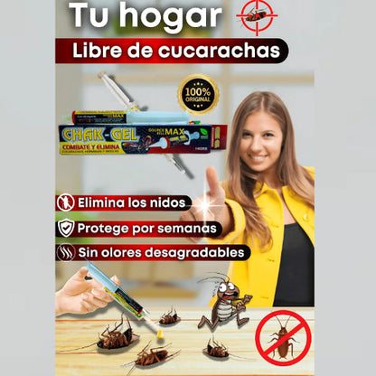 CHAK-GEL® 🏡✨ DÍLE ADIÓS A LAS CUCARACHAS PARA SIEMPRE