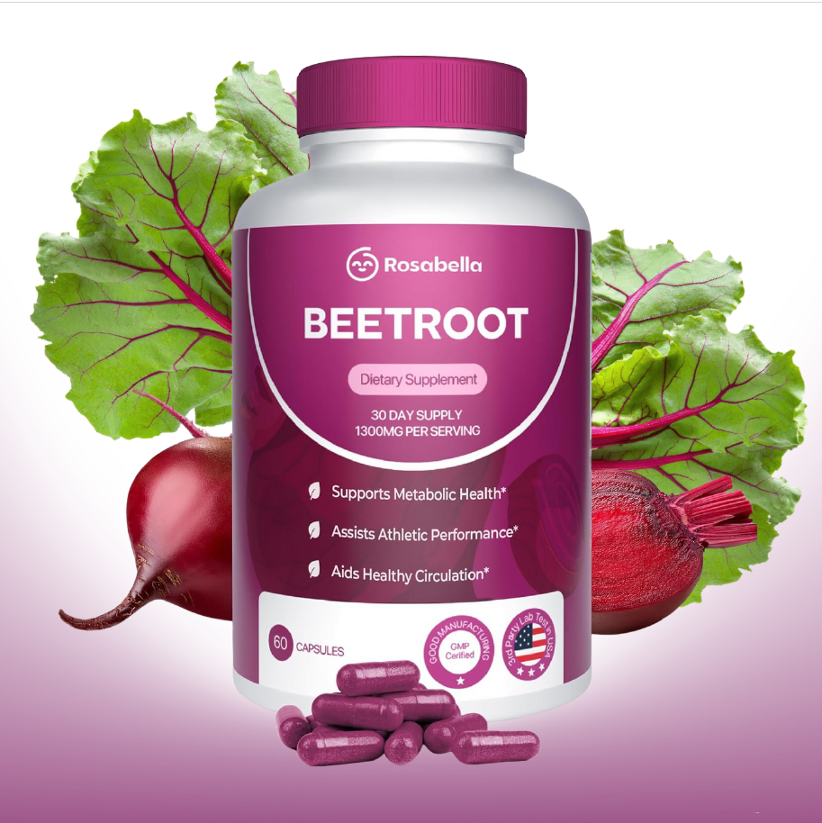 Rosabella Beetroot - Extracto de remolacha para energía, rendimiento y vitalidad diaria