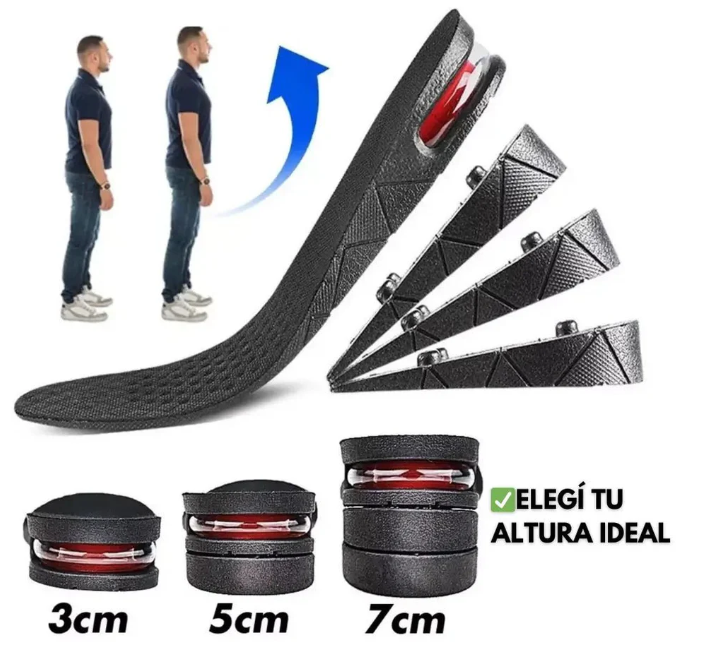 ElevaFit™ – Plantillas Ajustables de Altura Invisible