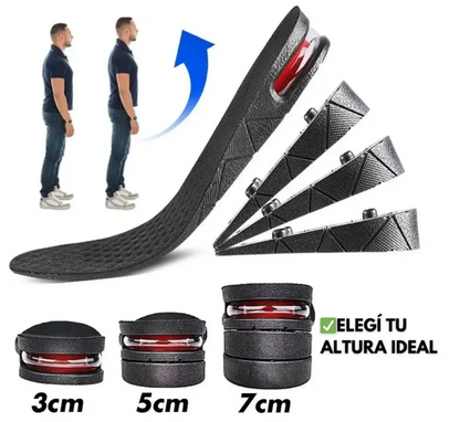 ElevaFit™ – Plantillas Ajustables de Altura Invisible
