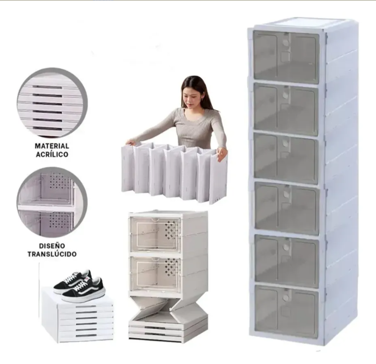FlexiRack 6N – Organizador Modular Multiusos Plegable