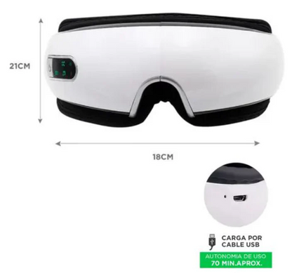 VisionRelax Pro™ - Masajeador Ocular con Calor y Música