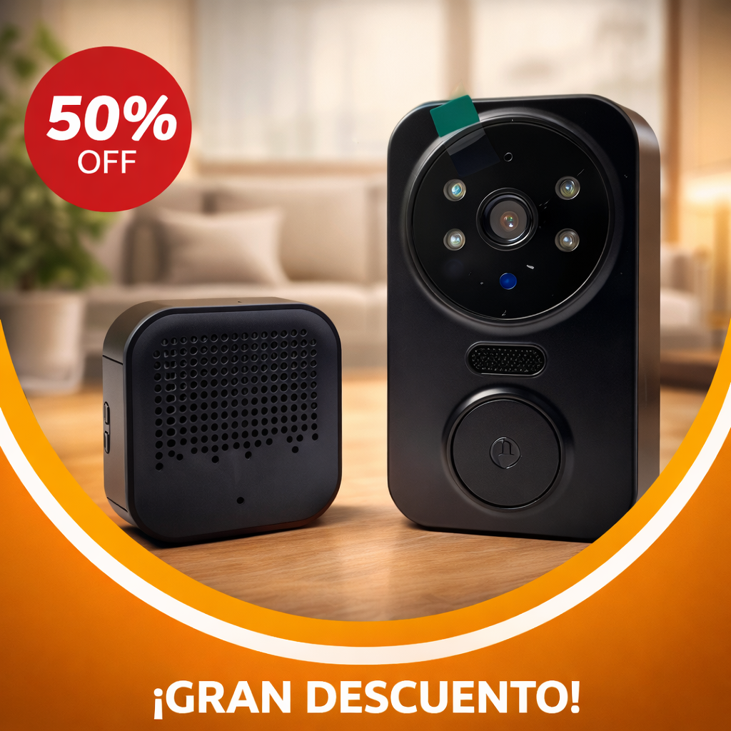 VisionDoor Pro™🔒Cámara Timbre Inteligente Inalámbrica HD
