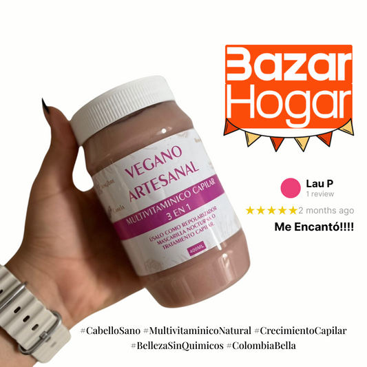 Multivitamínico capilar - Vegano Artesanal ™