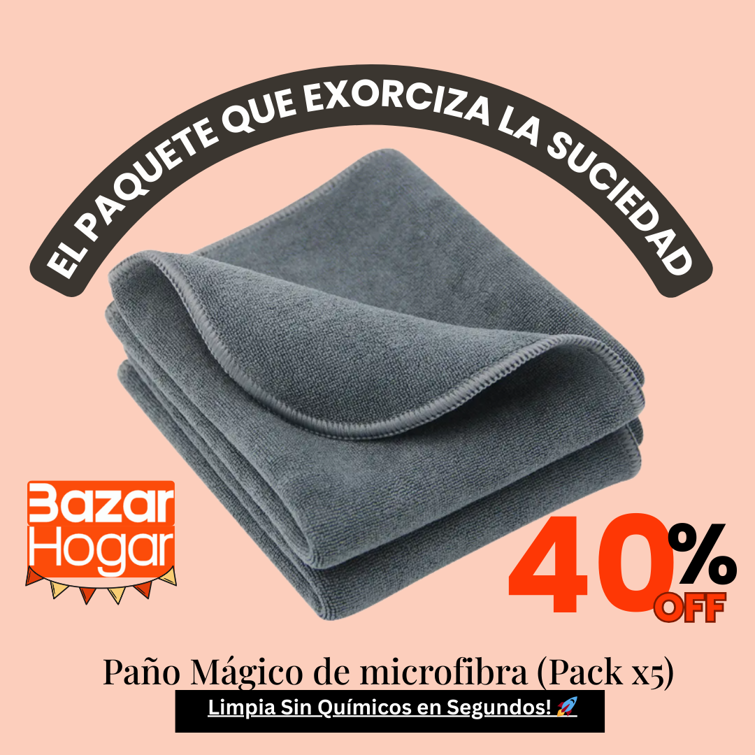 Paños Mágicos de Microfibra X5