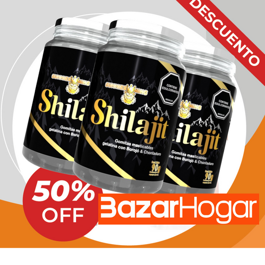 Shilajit en Gomas🚀La Energía Natural que Tu Cuerpo Necesita!