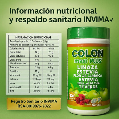 Vital Colon MaxiPlus✨Fibra Avanzada y Bienestar Digestivo + Colágeno Marino de REGALO