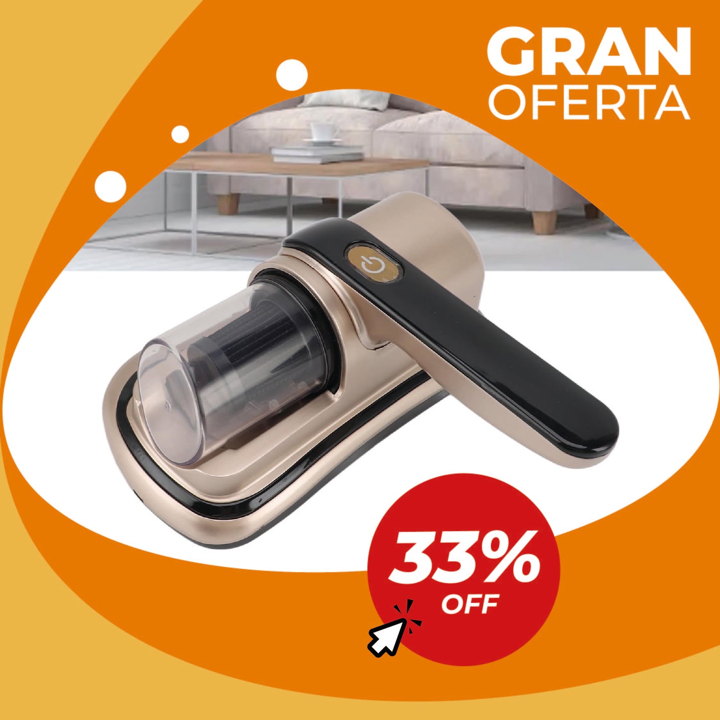 ÁcaroOff Pro⚡Aspiradora Anti-ácaros
