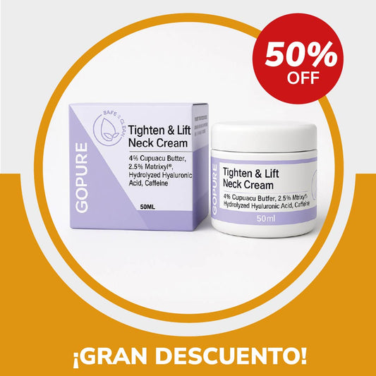GoPure NeckLift Pro – Crema Reafirmante para Cuello y Escote