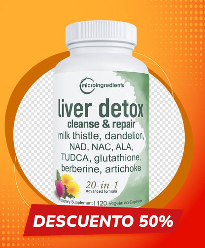 DetoxLiverPro🔥Limpia, protege y revitaliza tu cuerpo desde el hígado con una sola fórmula diaria