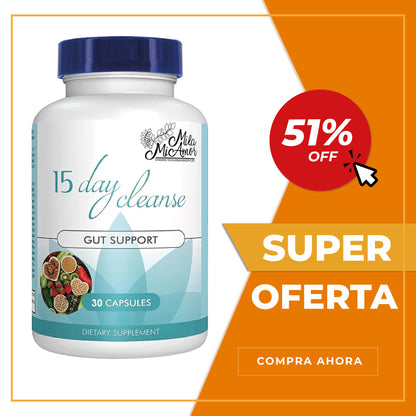 15DayCleanse🔥Detox suave para sentirse ligero y cómodo
