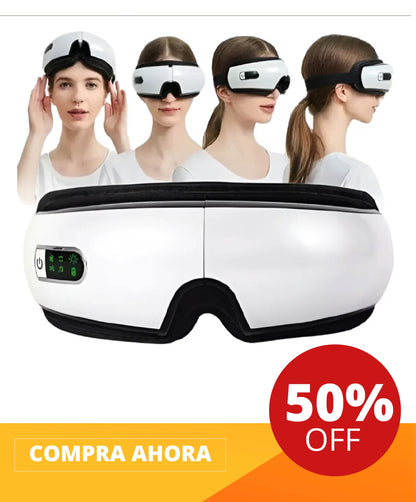 VisionRelax Pro™ - Masajeador Ocular con Calor y Música