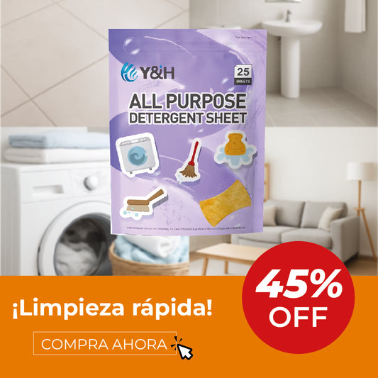 LimpiaMax 🌟 Jabón en hojas que rinde más 💧