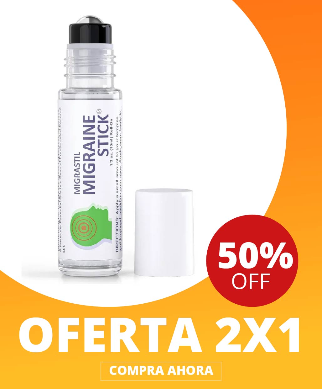 Migra Stick™🧠 – Alivio Natural Instantáneo para el Dolor de Cabeza