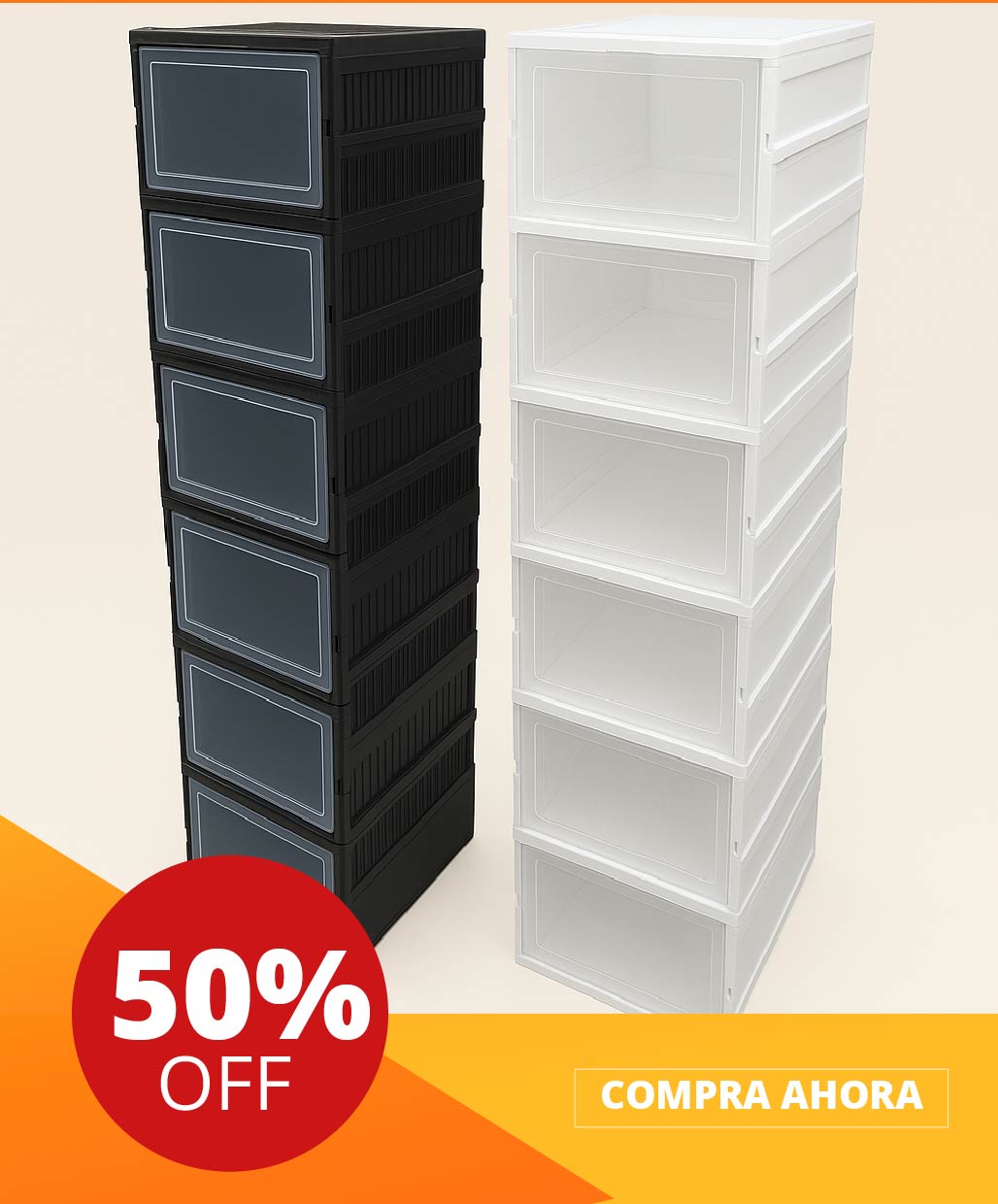 FlexiRack 6N – Organizador Modular Multiusos Plegable