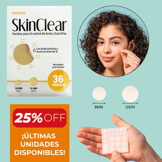 AcnePatch Skin Clear – ¡Parches para el control de acné y espinillas!