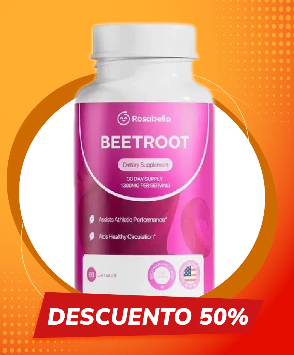 Rosabella Beetroot - Extracto de remolacha para energía, rendimiento y vitalidad diaria