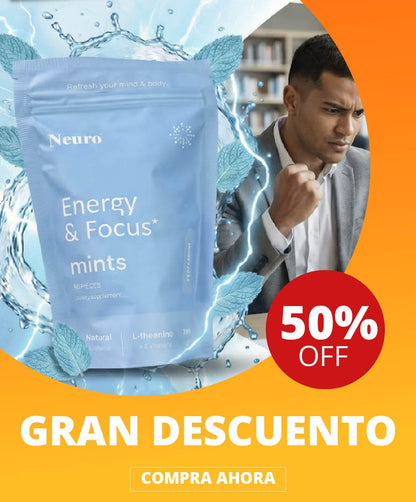 Neuro Energy+™ Mentas para la Energía Mental de Tu Dia a Dia
