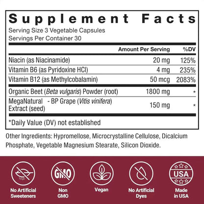 Rosabella Beetroot - Extracto de remolacha para energía, rendimiento y vitalidad diaria