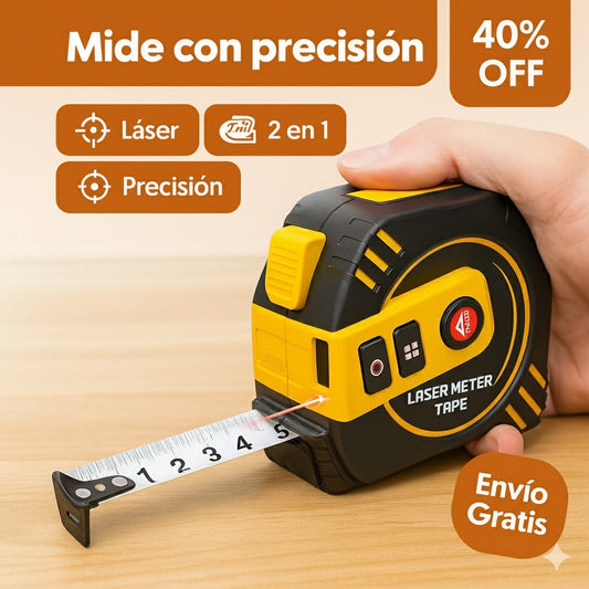 LáserTape Pro 40m ¡Olvídate de los metros Tradicionales!