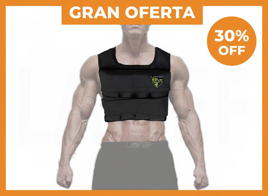 Chaleco Peso Total 10Kg - Entrena Más Fuerte, Avanza Más Rápido
